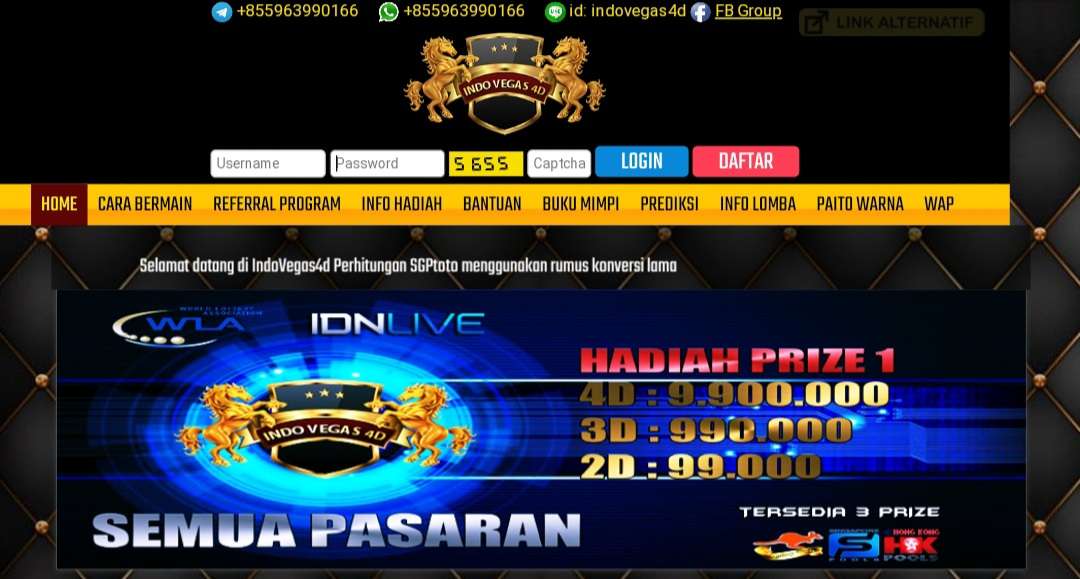 Togel Indo Sgp 2019
, Indovegas4d Login Daftar Bandar Togel Online Aman Terpercaya