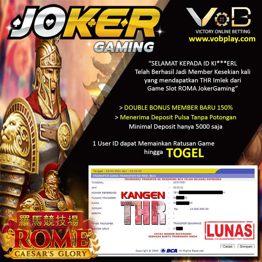 Togel Deposit Pulsa 5000
, Vobbet Bandar Online Deposit Pulsa 5000 Tanpa Potongan