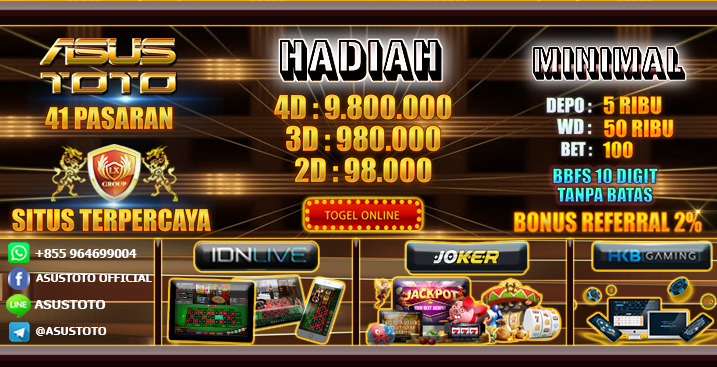 Asus Toto Login Daftar Asustoto Bandar Togel Online Indonesia Terpercaya