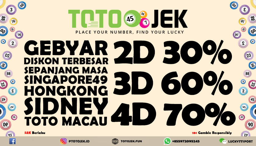 Togel Io Hk
, Totojek Situs Bo Togel Online 2020 2021 Bandar Terbaik Dan Terpercaya Se Asia